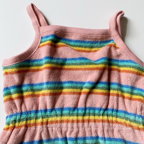 Hanna Andersson Girl Loop Terry Sleeveless Dress with Pockets 2T 2 years 85 Cm - Picture 2 of 8